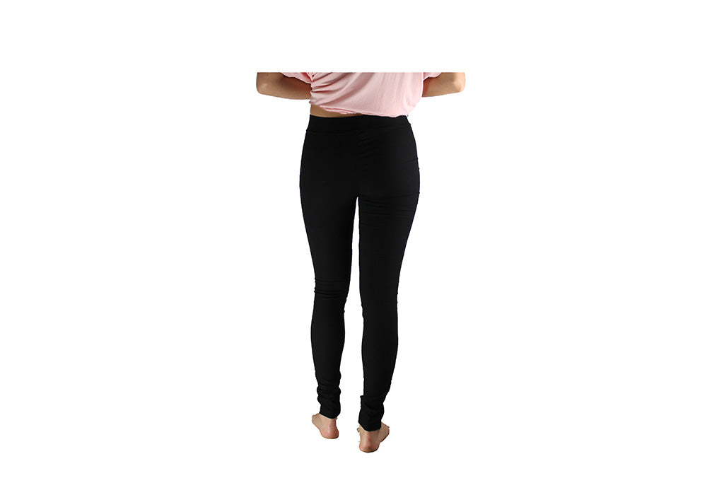Ladies Long Black Stretch Pants - BuyAbility