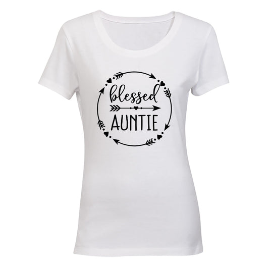 Blessed Auntie - Circular - Ladies - T-Shirt - BuyAbility South Africa