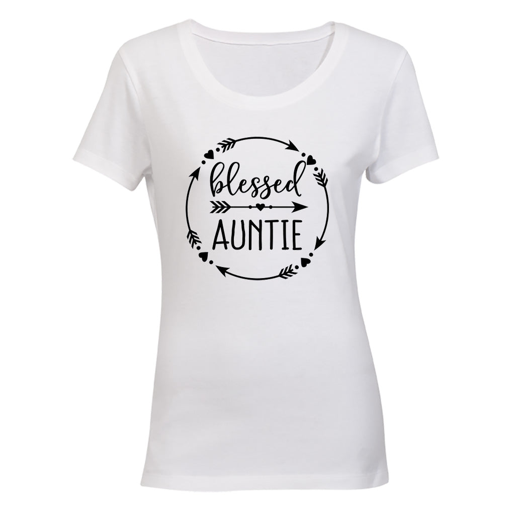 Blessed Auntie - Circular - Ladies - T-Shirt - BuyAbility South Africa