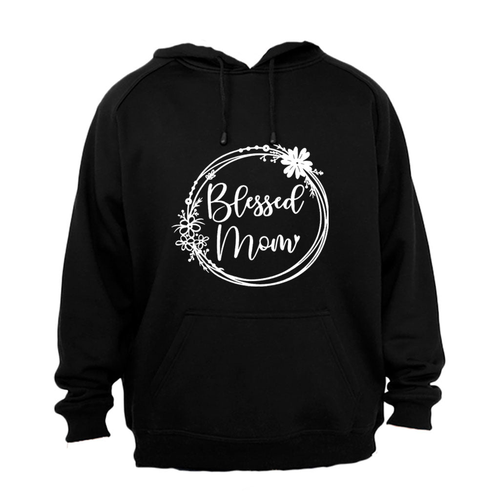 Blessed Mom - Circular - Hoodie - BuyAbility South Africa