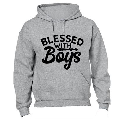 Blessed with Boys - Hoodie - BuyAbility South Africa
