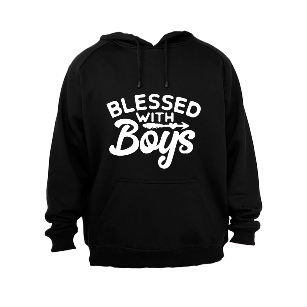 Blessed with Boys - Hoodie - BuyAbility South Africa