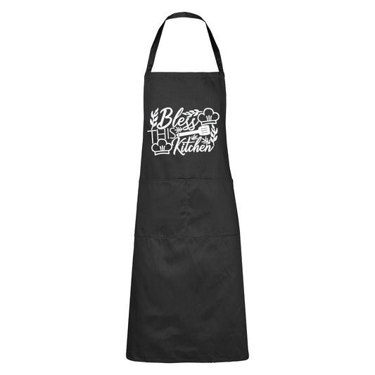 Bless This Kitchen - Chef Hat - Apron
