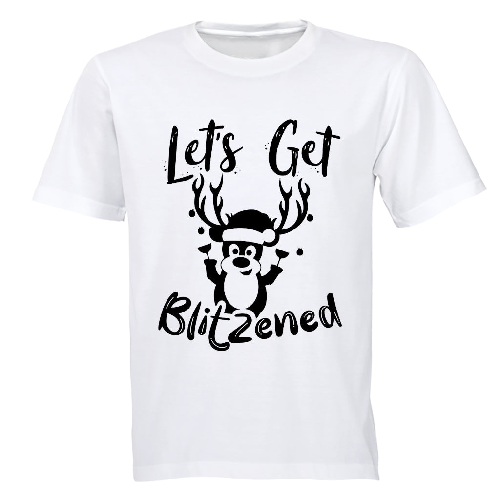 Blitzened - Christmas - Adults - T-Shirt - BuyAbility South Africa