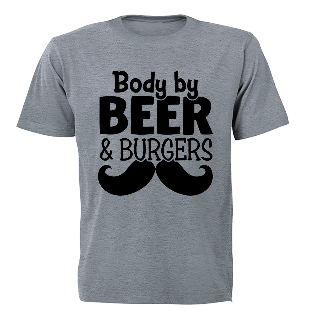 Body By Beer & Burgers - Adults - T-Shirt - BuyAbility South Africa