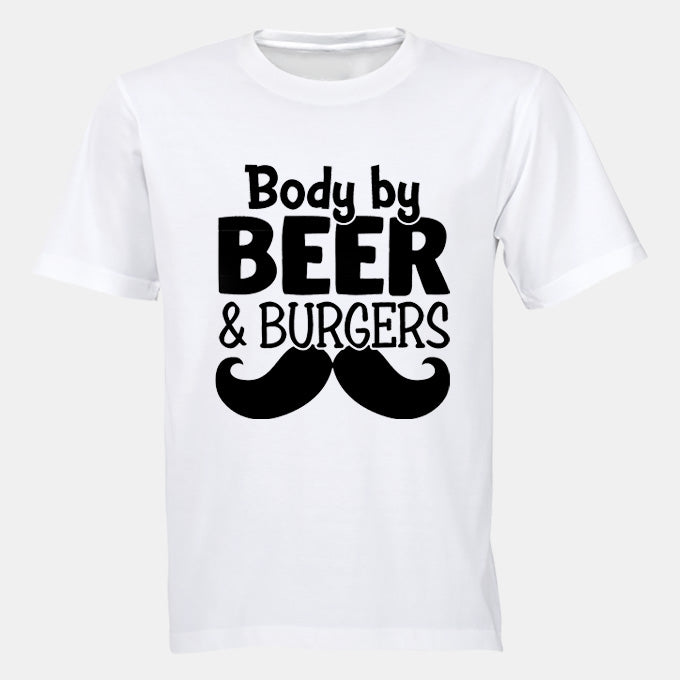 Body By Beer & Burgers - Adults - T-Shirt - BuyAbility South Africa
