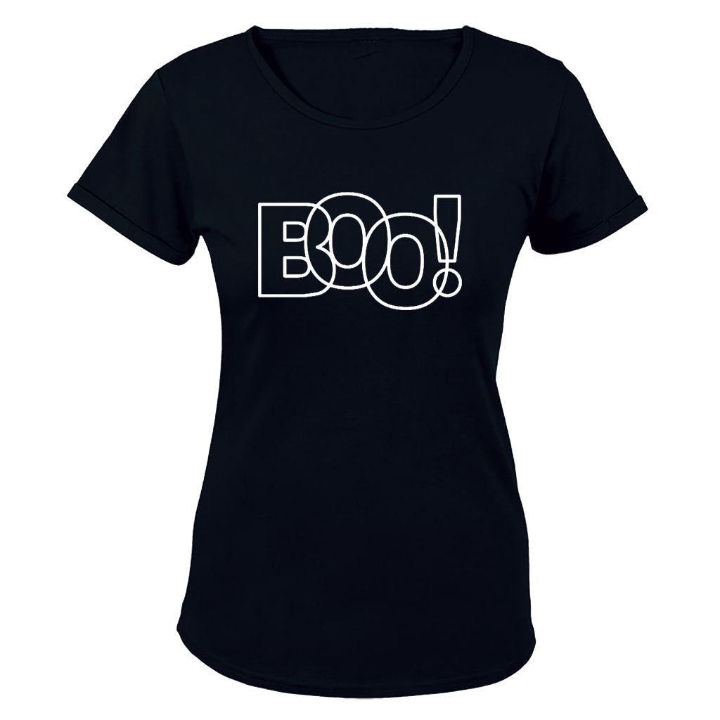 BOO - Halloween - Ladies - T-Shirt - BuyAbility South Africa