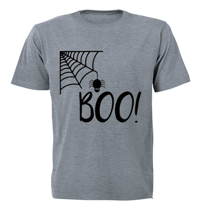 Boo! Spiderweb - Halloween - Adults - T-Shirt - BuyAbility South Africa
