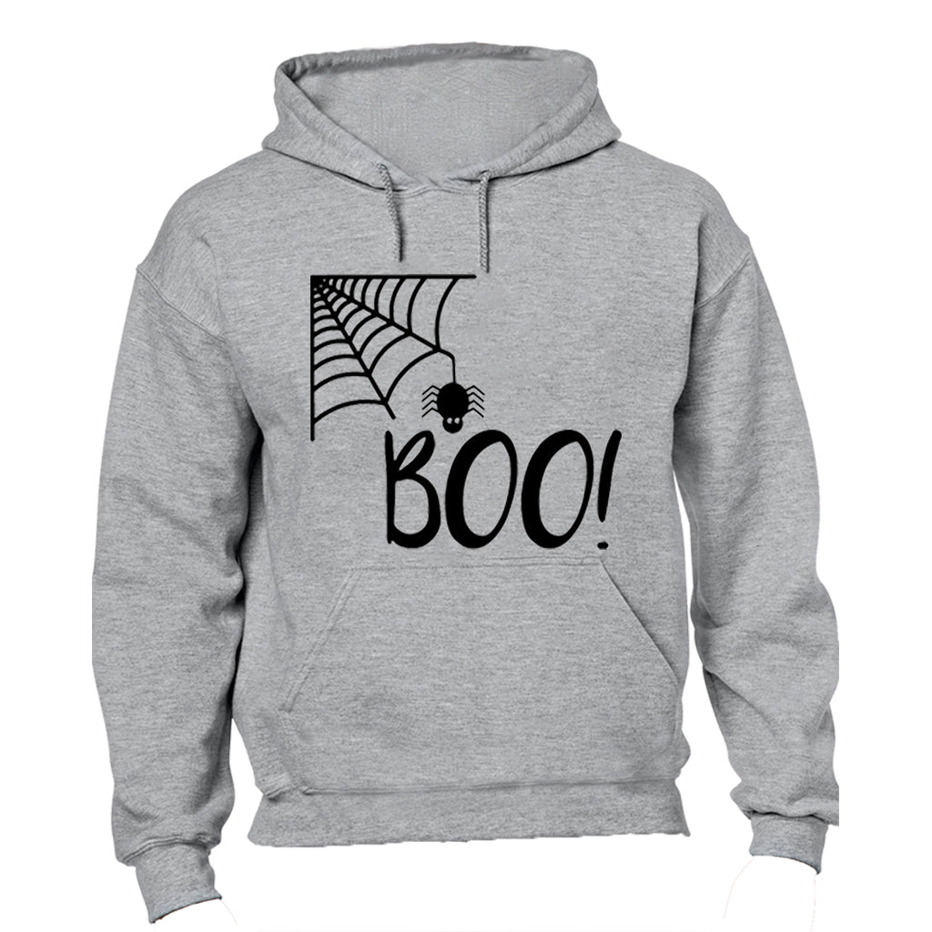 Boo! Spiderweb - Halloween - Hoodie - BuyAbility South Africa