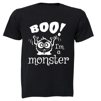 BOO, I'm a Monster - Halloween - Kids T-Shirt - BuyAbility South Africa