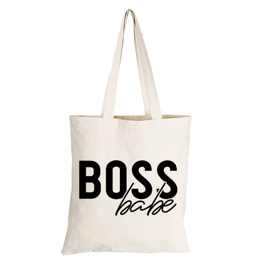 Boss Babe - Bold - Eco-Cotton Natural Fibre Bag