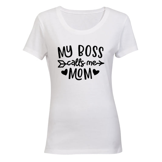 Boss Calls Me MOM - Ladies - T-Shirt - BuyAbility South Africa