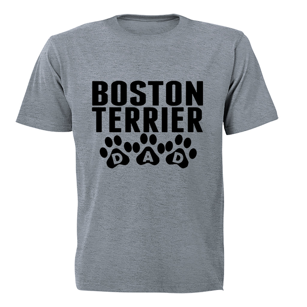 Boston Terrier DAD - Adults - T-Shirt - BuyAbility South Africa