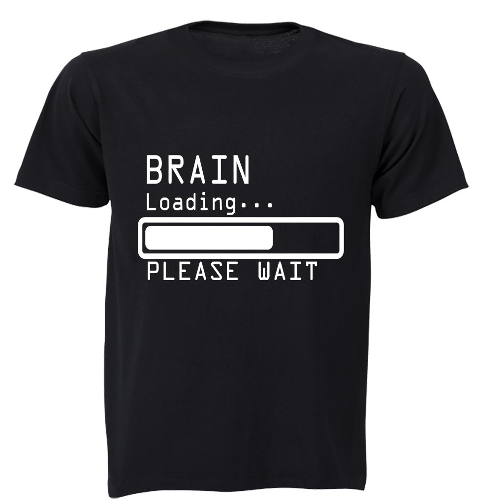 Brain Loading - Please Wait - Kids T-Shirt - BuyAbility South Africa