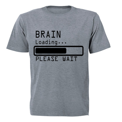 Brain Loading - Please Wait - Kids T-Shirt - BuyAbility South Africa