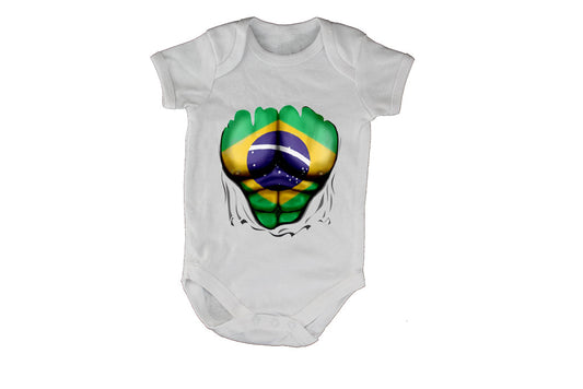 Brazil Ripped Shirt Effect - Baby Grow - BuyAbility South Africa