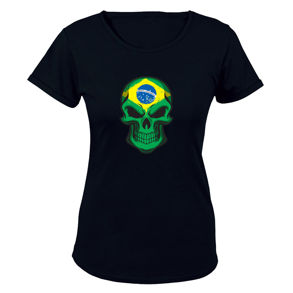 Brazil Skull - Ladies - T-Shirt - BuyAbility South Africa