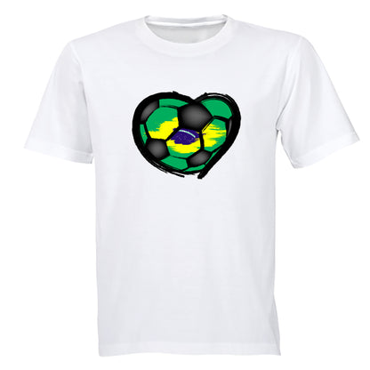Brazil - Soccer Inspired - Adults - T-Shirt - BuyAbility South Africa