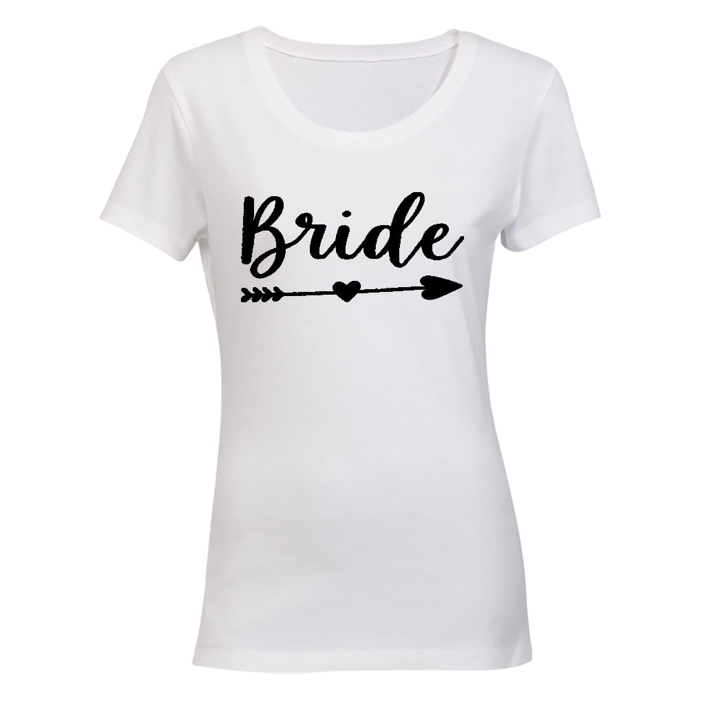 Bride - Heart and Arrow - Ladies - T-Shirt - BuyAbility South Africa
