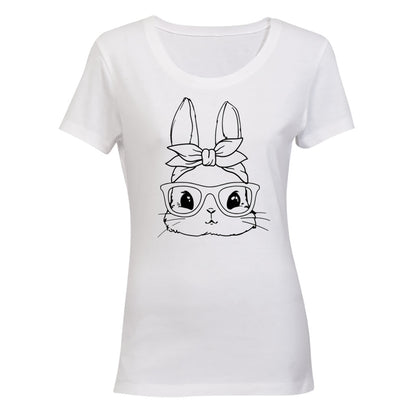 Bunny Glasses - Easter - Ladies - T-Shirt - BuyAbility South Africa