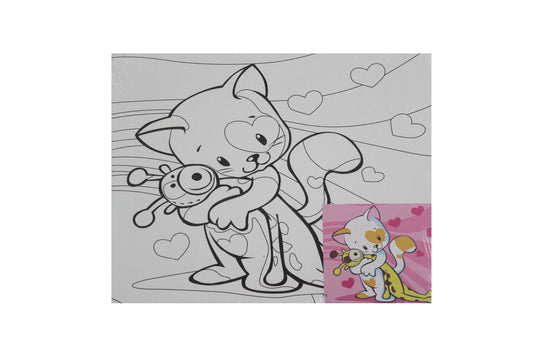 Cute Cat - Canvas Painting Activity - BuyAbility South Africa