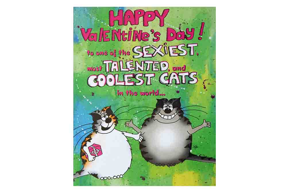 Happy Valentine’s Day Card, to One of the Coolest Cats! - BuyAbility