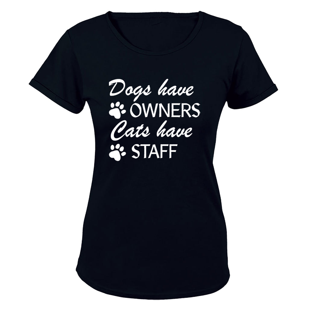 Cats Have Staff - Ladies - T-Shirt - BuyAbility South Africa