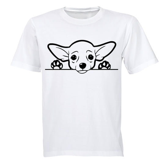 Chihuahua Peeking Dog - Kids T-Shirt - BuyAbility South Africa