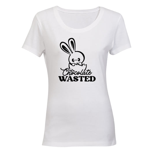 Chocolate Wasted - Easter - Ladies - T-Shirt - BuyAbility South Africa