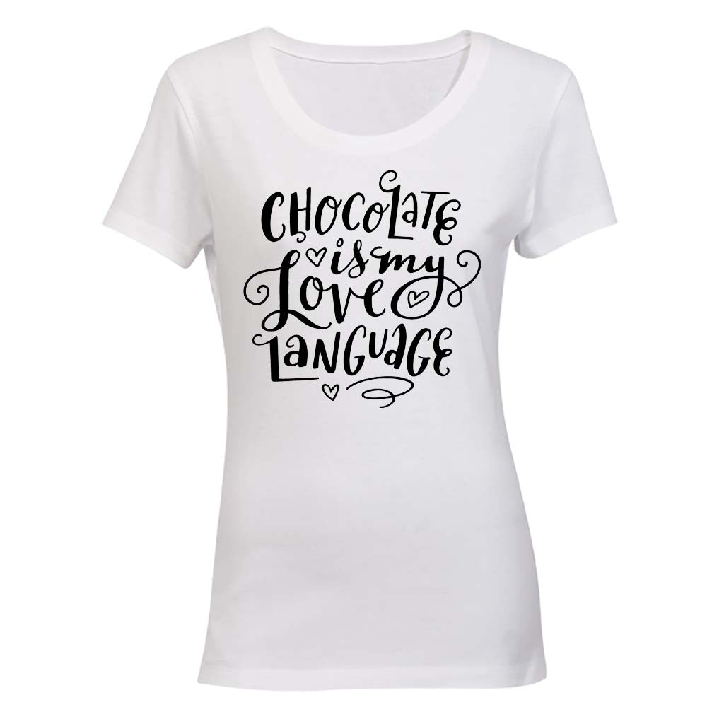 Chocolate - Love Language - Ladies - T-Shirt - BuyAbility South Africa