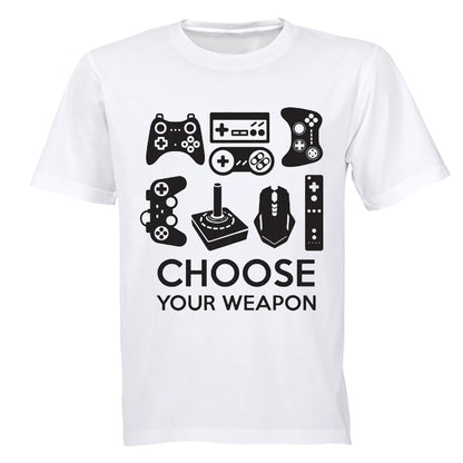 Choose Your Weapon - Gamer - Kids T-Shirt - BuyAbility South Africa