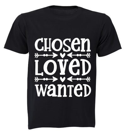Chosen - Loved - Wanted - Kids T-Shirt - BuyAbility South Africa
