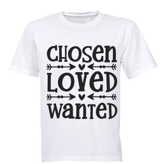 Chosen - Loved - Wanted - Kids T-Shirt - BuyAbility South Africa