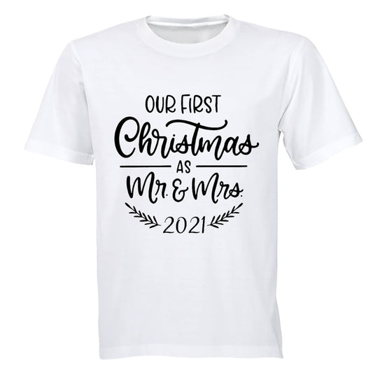 Christmas - Mr & Mrs - Adults - T-Shirt - BuyAbility South Africa