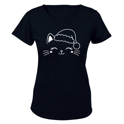 Christmas Cat - Ladies - T-Shirt - BuyAbility South Africa