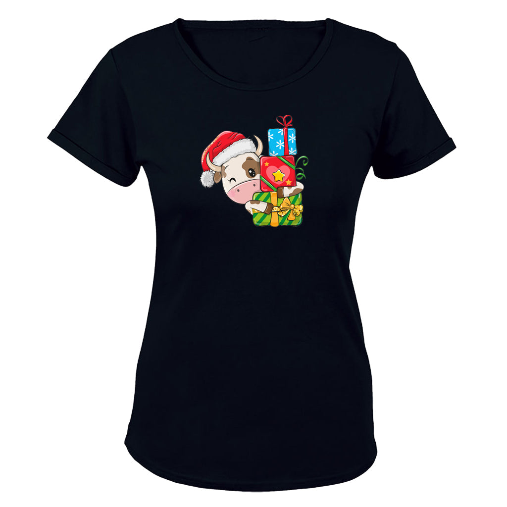 Christmas Cow - T-Shirt - BuyAbility South Africa