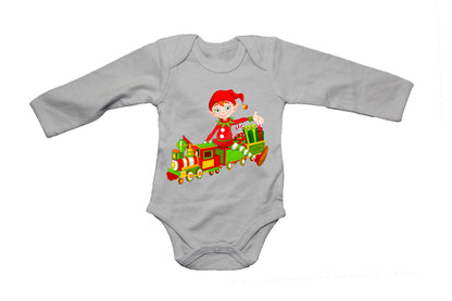 Christmas Elf - Train - Baby Grow - BuyAbility South Africa