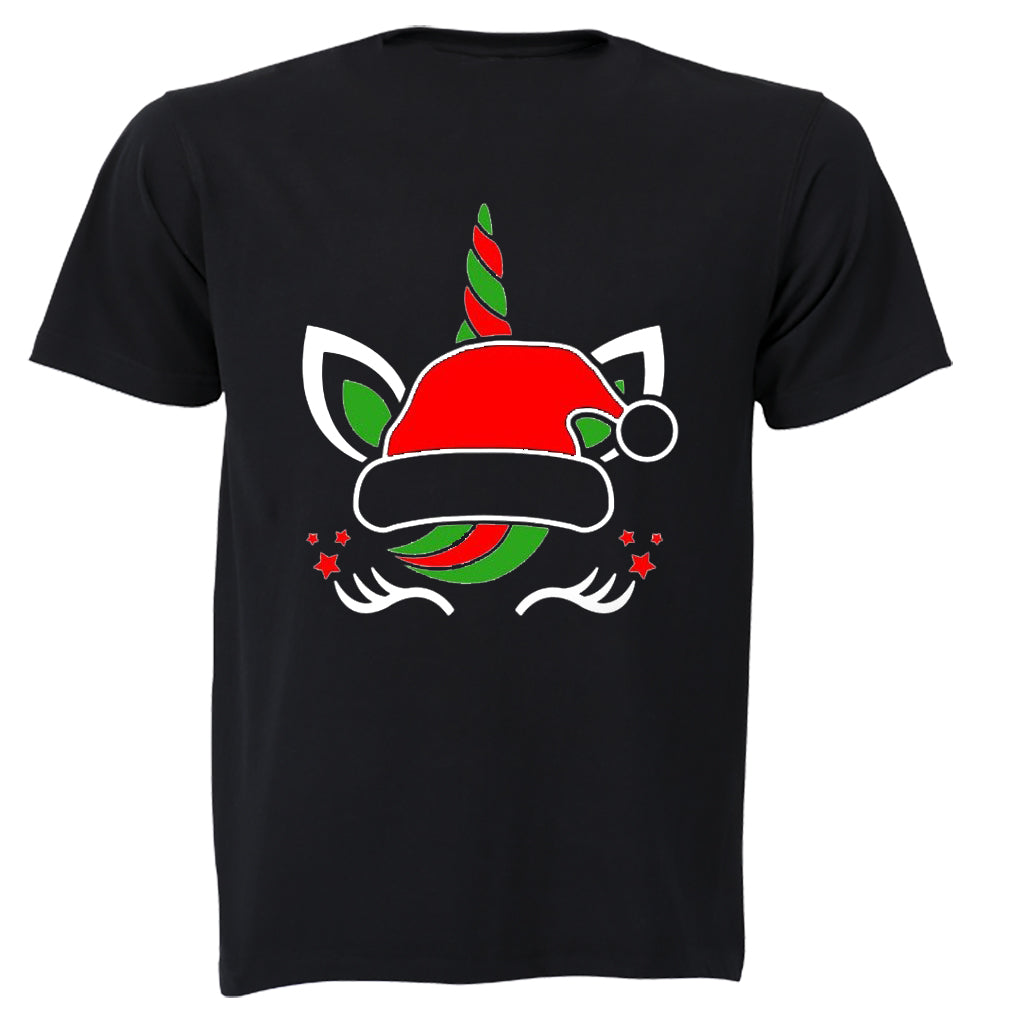 Christmas Hat Unicorn - Kids T-Shirt - BuyAbility South Africa