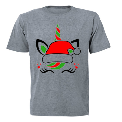 Christmas Hat Unicorn - Kids T-Shirt - BuyAbility South Africa
