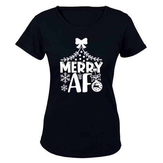 Christmas Merry - Ladies - T-Shirt - BuyAbility South Africa