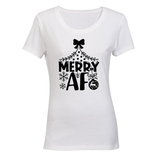 Christmas Merry - Ladies - T-Shirt - BuyAbility South Africa