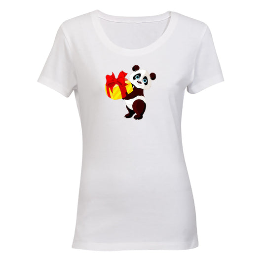 Christmas Present Panda - T-Shirt - BuyAbility South Africa