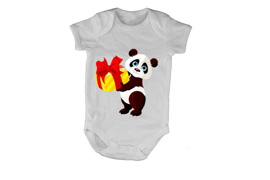 Christmas Present Panda - Baby Grow - BuyAbility South Africa