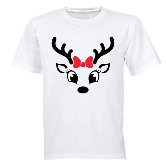Christmas Reindeer - Bright Eyes - Kids T-Shirt - BuyAbility South Africa