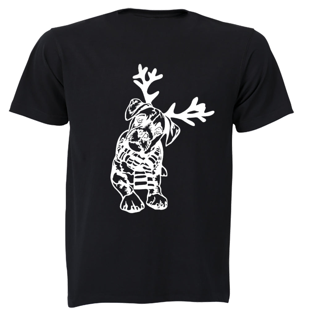 Christmas Reindeer Dog - Kids T-Shirt - BuyAbility South Africa