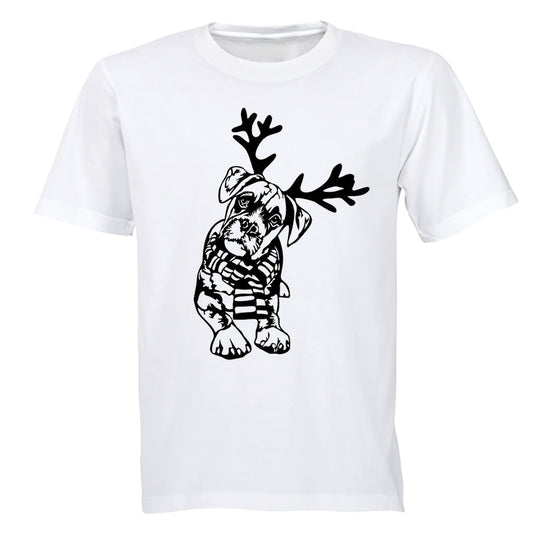 Christmas Reindeer Dog - Adults - T-Shirt - BuyAbility South Africa