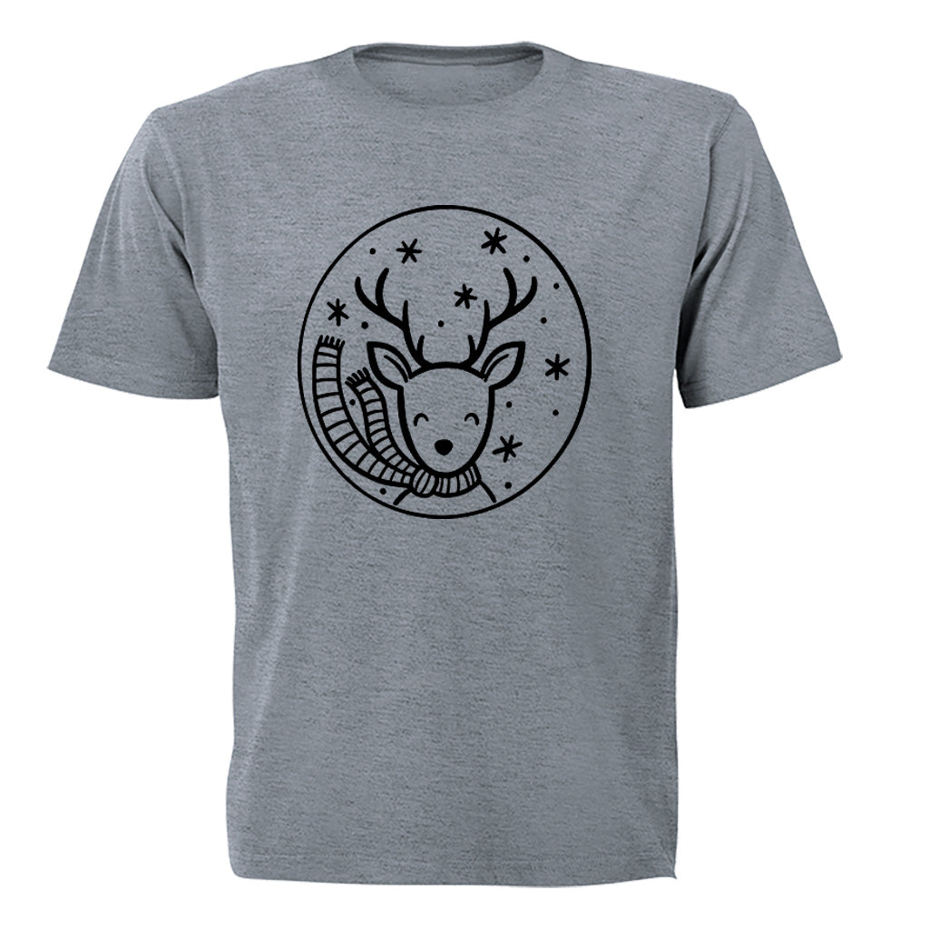 Christmas Reindeer Frame - Kids T-Shirt - BuyAbility South Africa