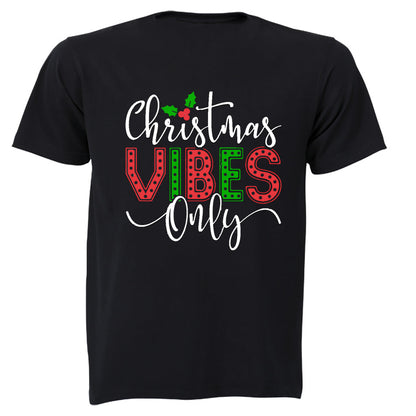 Christmas Vibes Only - Adults - T-Shirt - BuyAbility South Africa