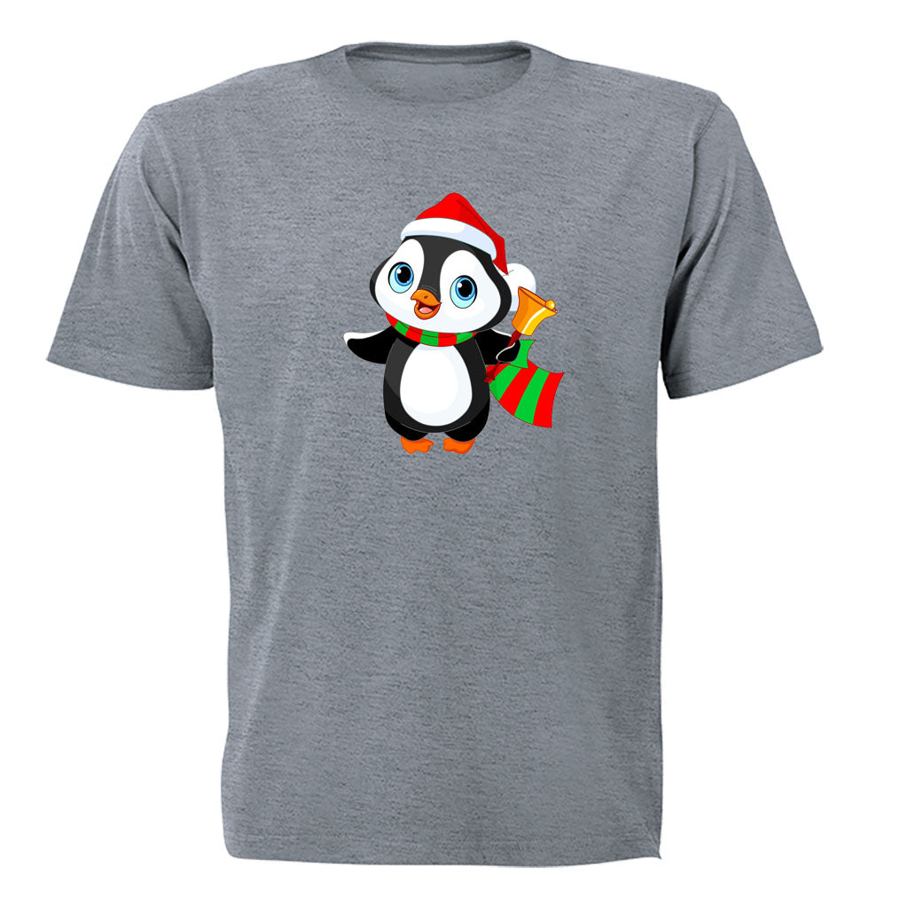 Christmas Bell Penguin - Kids T-Shirt - BuyAbility South Africa