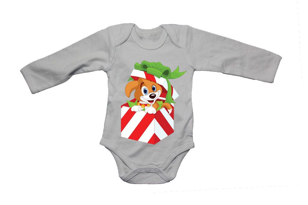 Christmas Puppy Gift - Baby Grow - BuyAbility South Africa